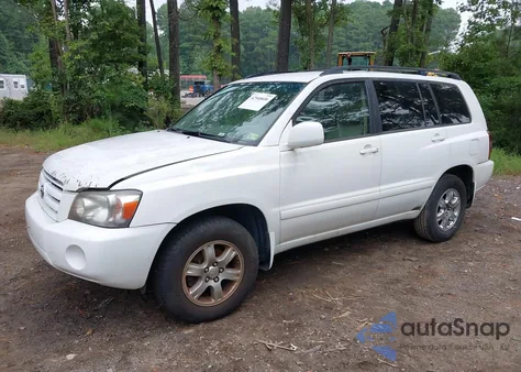 2006 Toyota Highlander V6 z USA, uszkodzony, nr VIN JTEGP21A260122246
